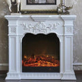 Caminetto in Marmo Bianco