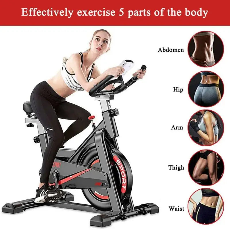 Spin Bike con display LCD e cardiofrequenzimetro Resistenza regolabile