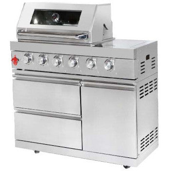 Barbecue a gas da 115 con fornello