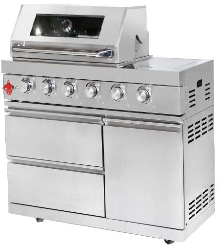 Barbecue a gas da 115 con fornello