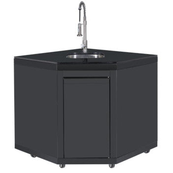 Mobile angolare con lavello