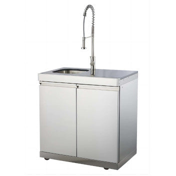 Lavello con mobile a doppia anta