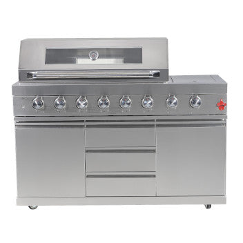 Barbecue a gas con fornello da 145