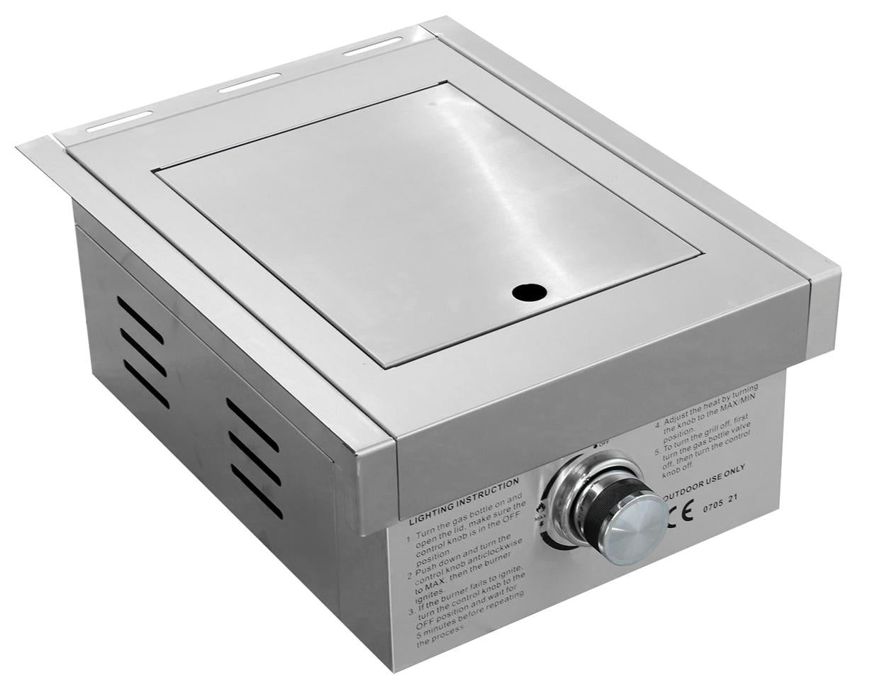 Cucina con BBQ per esterno