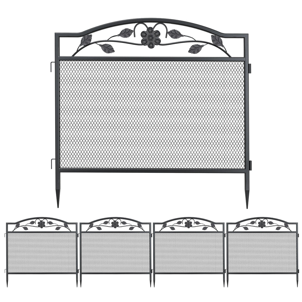 Recinzione da giardino in metallo resistente