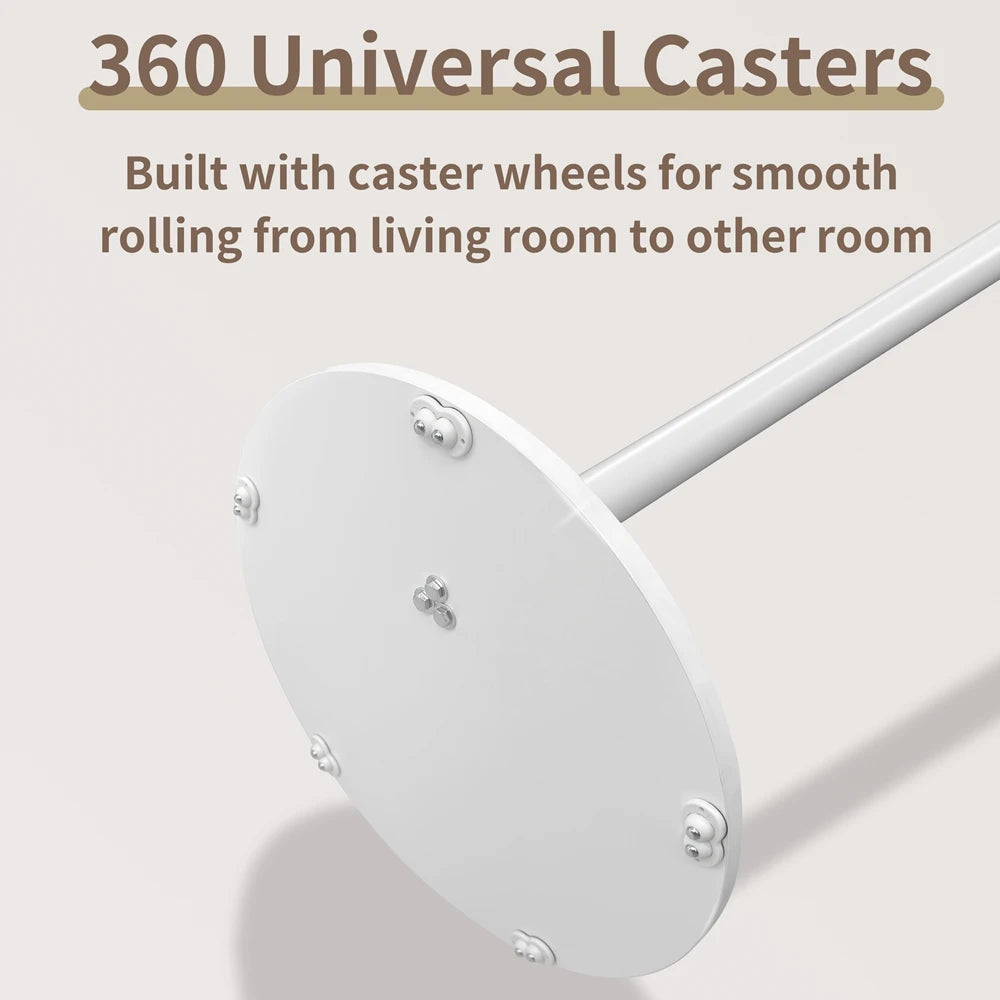 Meuble TV sur pied moderne et minimaliste de 40" à 75" avec base en pierre