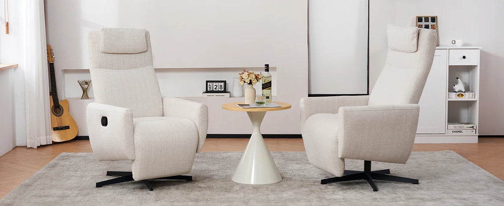 Poltrona reclinabile girevole a 360°