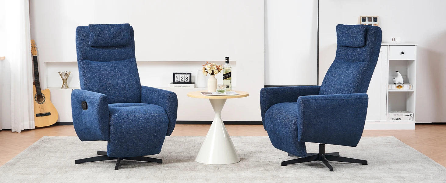 Poltrona reclinabile girevole a 360°