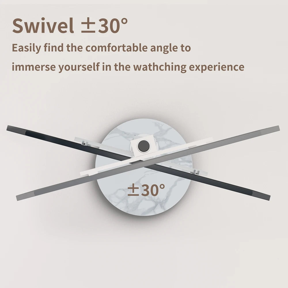 Meuble TV sur pied moderne et minimaliste de 40" à 75" avec base en pierre