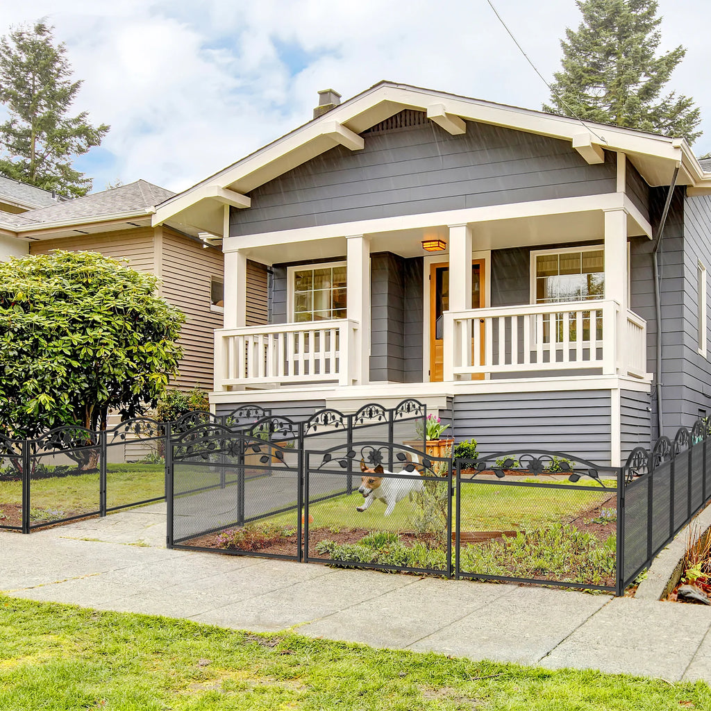 Recinzione da giardino in metallo resistente