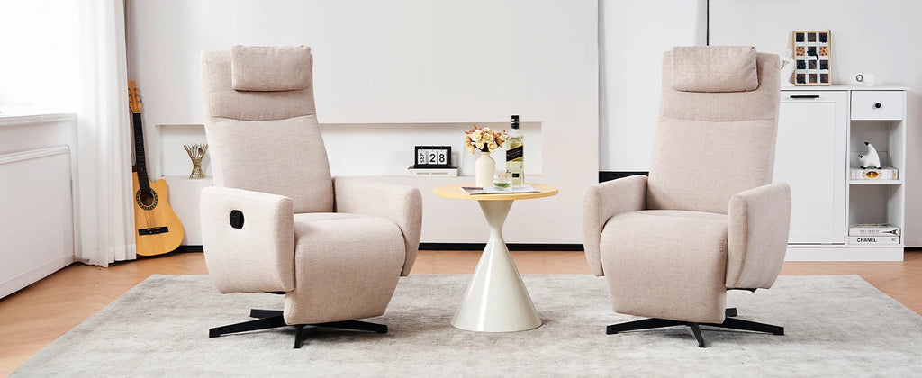 Poltrona reclinabile girevole a 360°