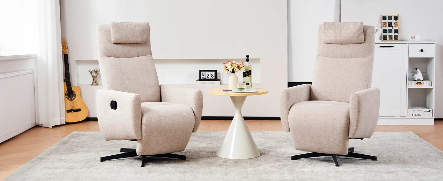 Poltrona reclinabile girevole a 360°