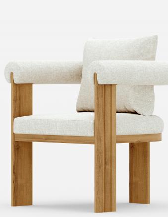 Tavolo da esterno in Teak 6 sedie